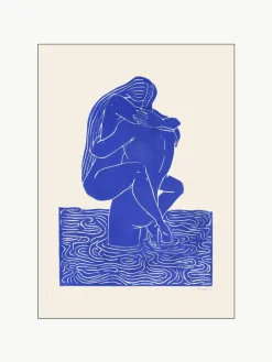 Poster Maliv blauw^Poster and Frame Best