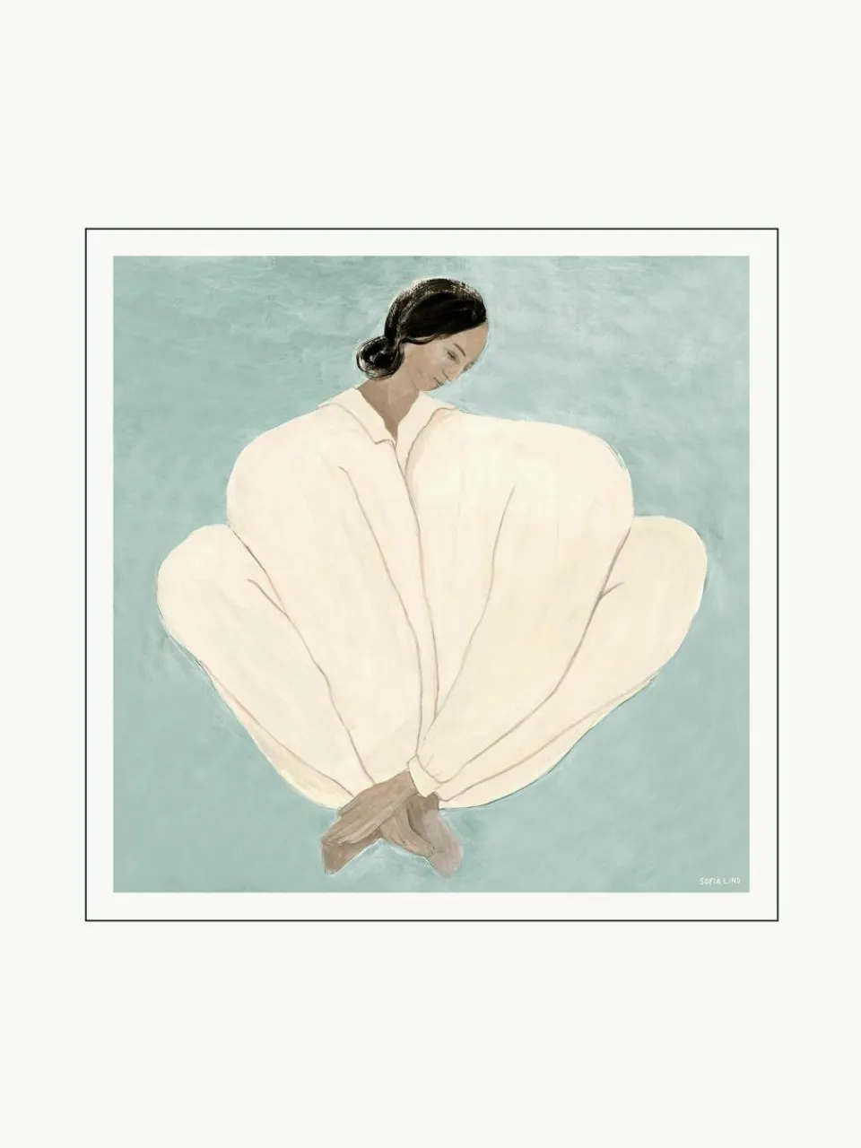 Poster Meet me at Jaures by Sofia Lind x The Poster Club^Poster and Frame Best