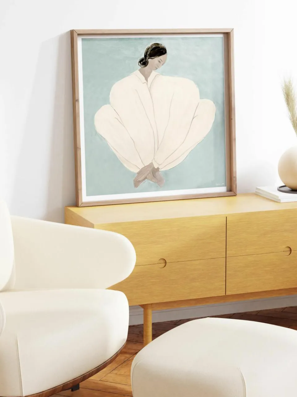 Poster Meet me at Jaures by Sofia Lind x The Poster Club^Poster and Frame Best