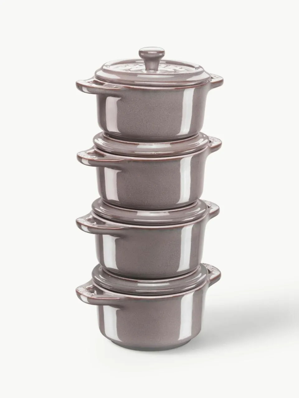 Potjes Mini Cocotte, 4 stuks^Staub Clearance
