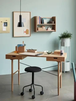 Prikbord Collage met eikenhouten frame^Hübsch Fashion
