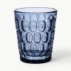 Robuuste waterglazen Optiek met reliëf, 6 stuks^Cote Table Clearance