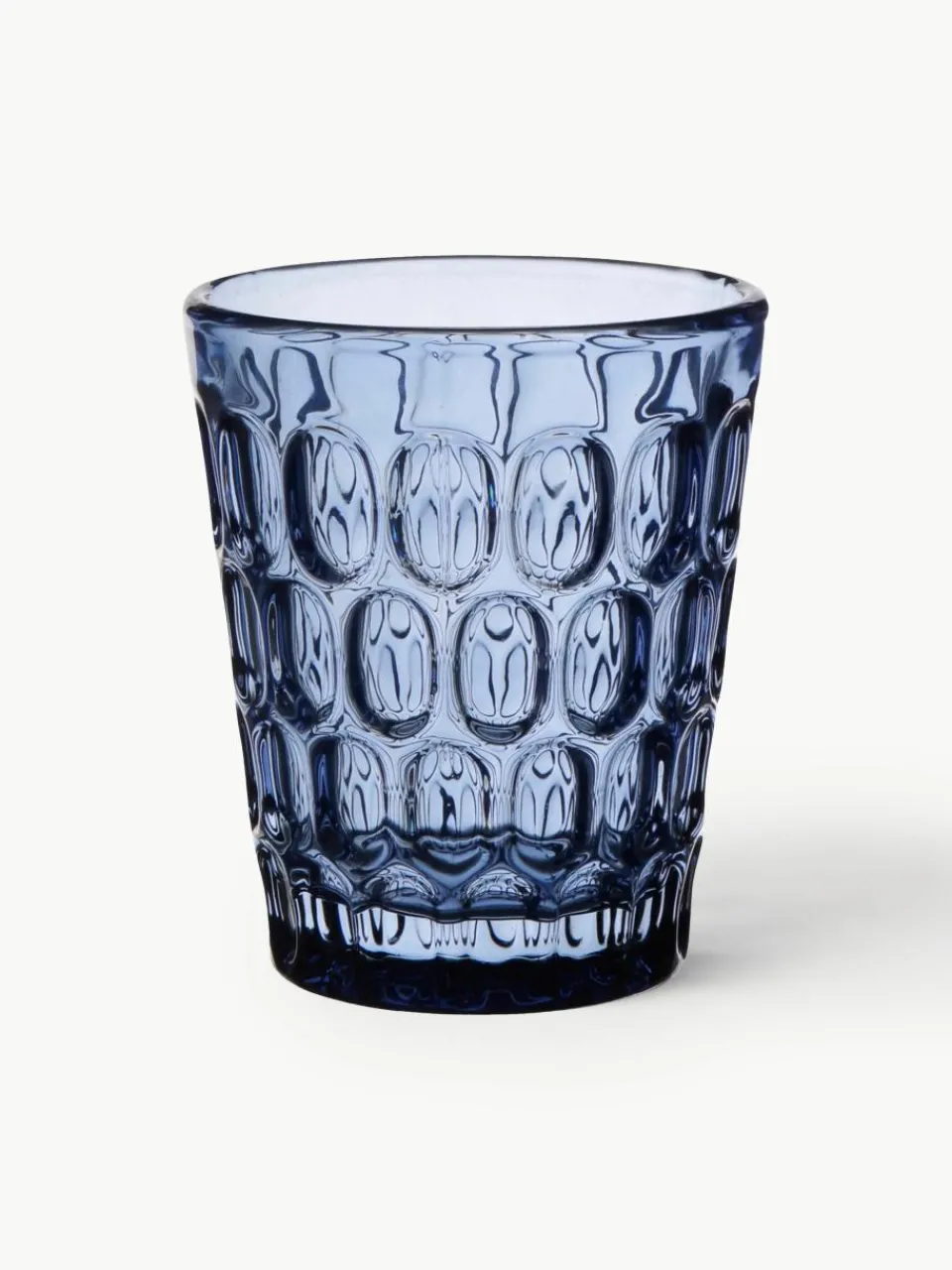 Robuuste waterglazen Optiek met reliëf, 6 stuks^Cote Table Clearance