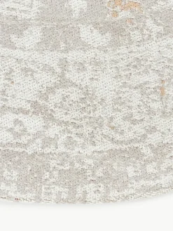 Rond chenille vloerkleed Neapel, handgeweven^Westwing Collection Clearance