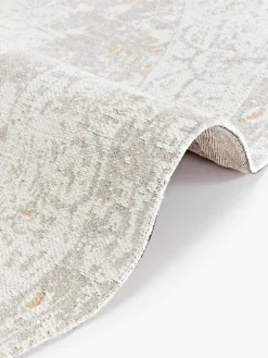 Rond chenille vloerkleed Neapel, handgeweven^Westwing Collection Clearance