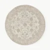 Rond chenille vloerkleed Loire, handgeweven^Westwing Collection Fashion