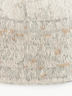 Rond chenille vloerkleed Loire, handgeweven^Westwing Collection Fashion