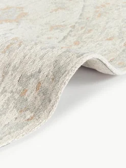 Rond chenille vloerkleed Loire, handgeweven^Westwing Collection Fashion