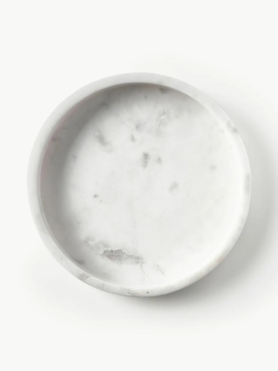 Rond decoratief dienblad Venice van marmer^Westwing Collection Best