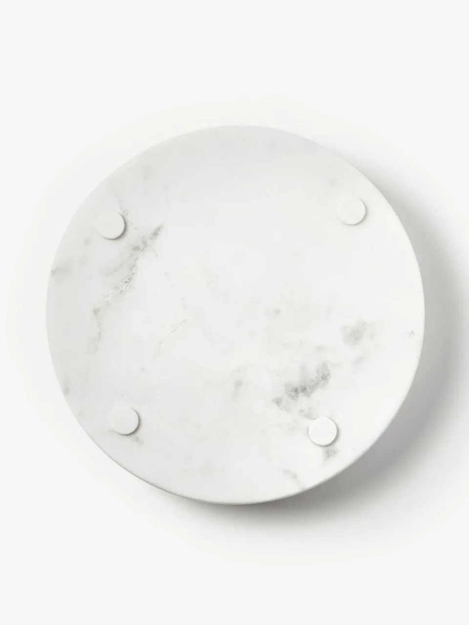 Rond decoratief dienblad Venice van marmer^Westwing Collection Best