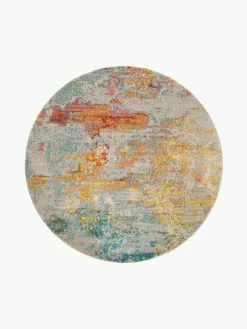 Rond design laagpolig vloerkleed Celestial^Westwing Fashion