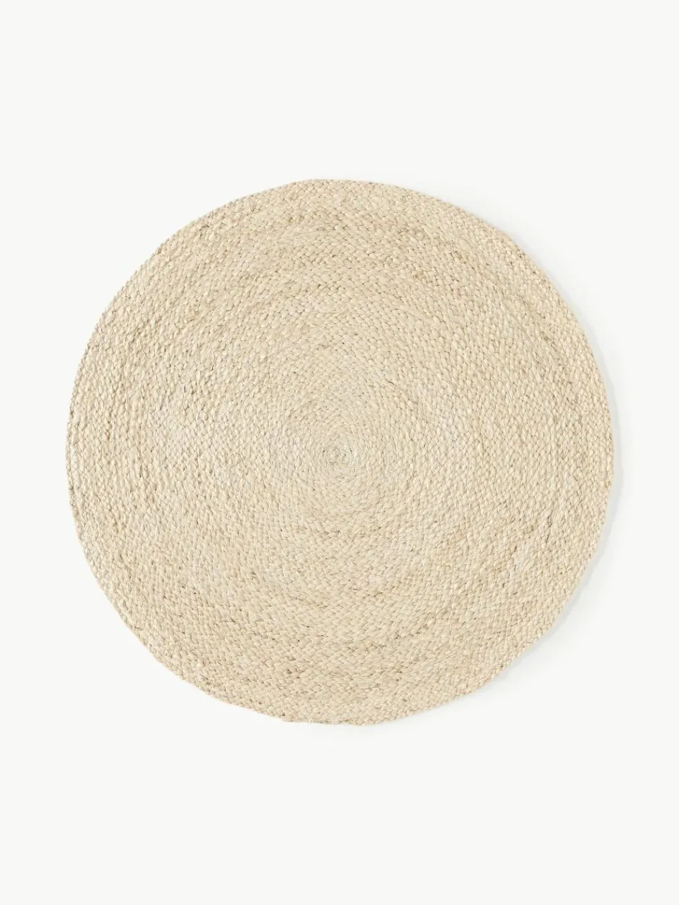 Rond juten vloerkleed Sharmila, handgemaakt^Westwing Collection Hot