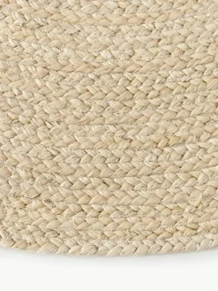 Rond juten vloerkleed Sharmila, handgemaakt^Westwing Collection Hot