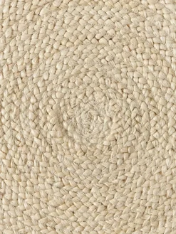 Rond juten vloerkleed Sharmila, handgemaakt^Westwing Collection Hot