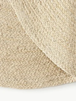 Rond juten vloerkleed Sharmila, handgemaakt^Westwing Collection Hot