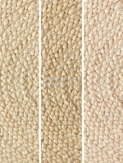 Rond juten vloerkleed Sharmila, handgemaakt^Westwing Collection Hot