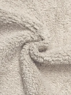 Rond katoenen vloerkleed Daya met franjes, handgetuft^Westwing Collection Fashion