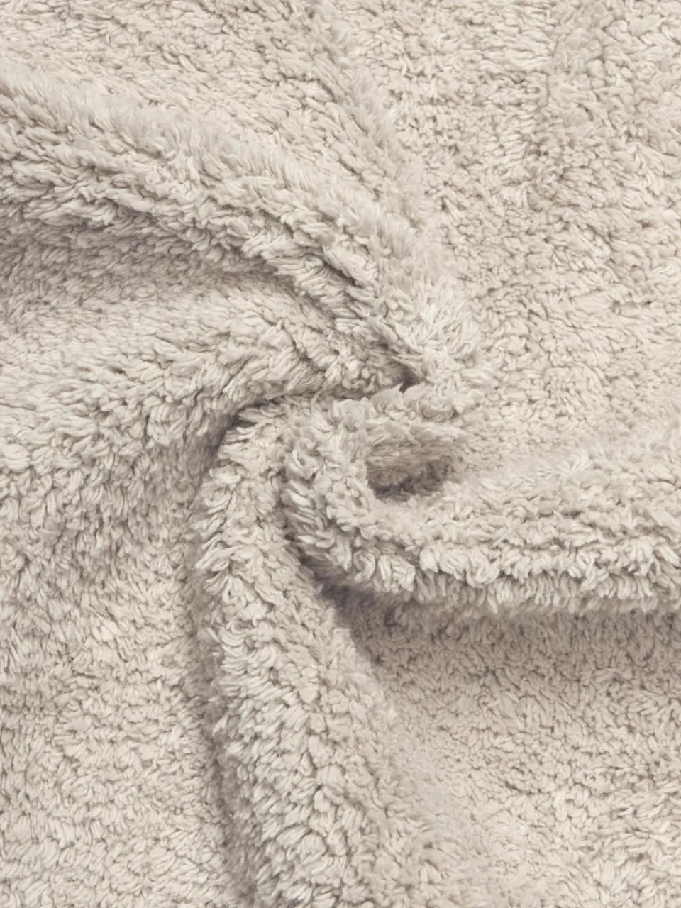 Rond katoenen vloerkleed Daya met franjes, handgetuft^Westwing Collection Fashion