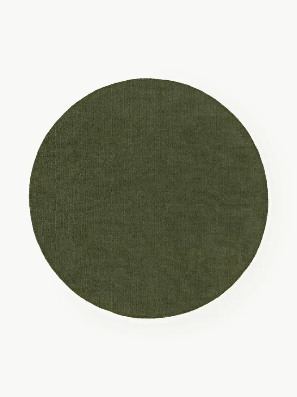 Rond katoenen vloerkleed Lora, handgeweven^Westwing Collection Outlet