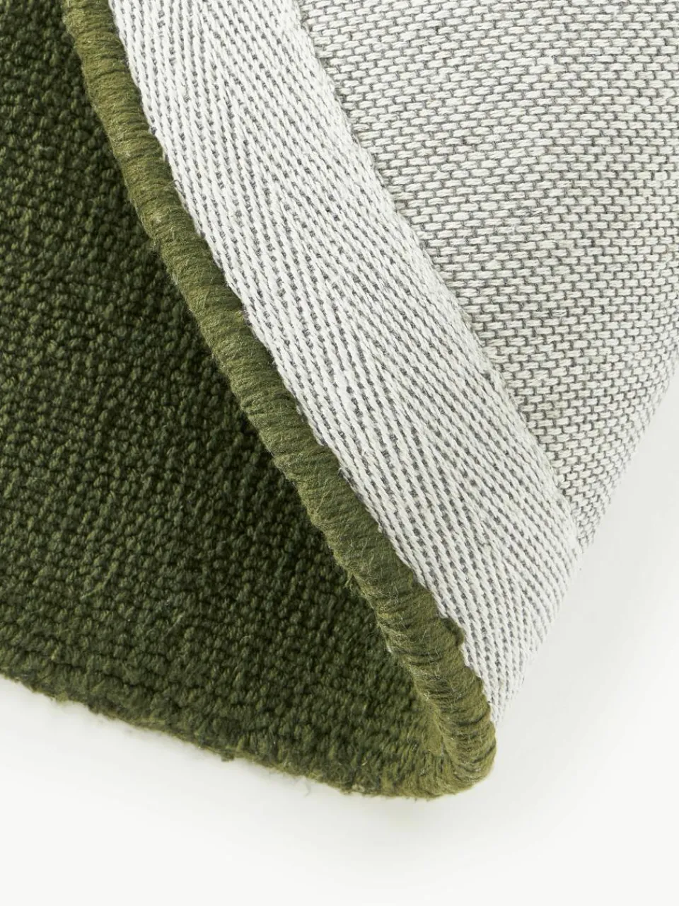 Rond katoenen vloerkleed Lora, handgeweven^Westwing Collection Outlet