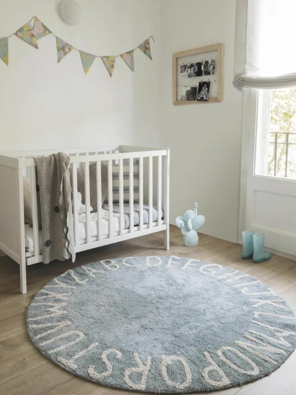 Rond kindervloerkleed ABC met lettermotief^Lorena Canals Discount