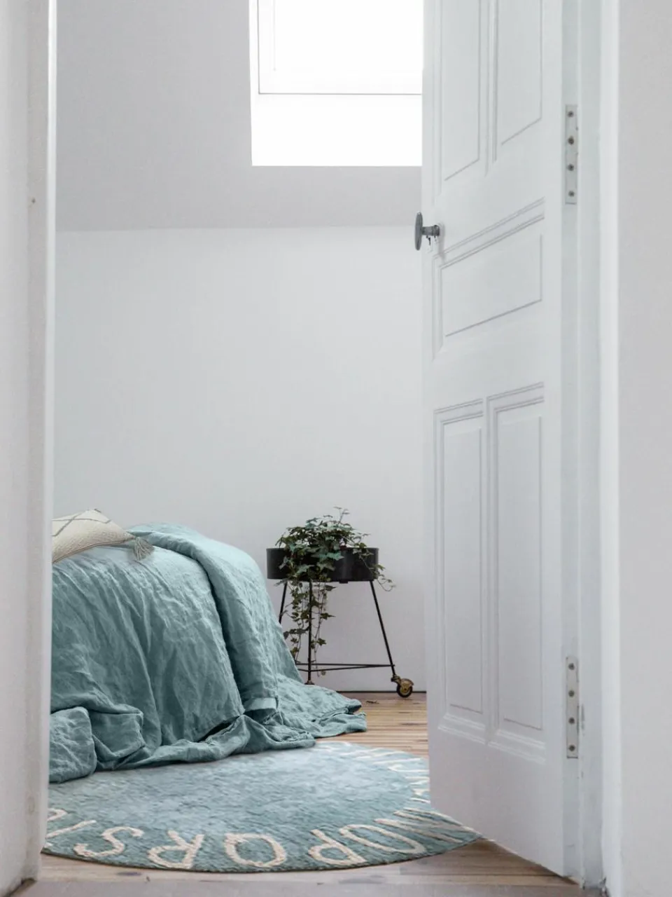 Rond kindervloerkleed ABC met lettermotief^Lorena Canals Discount