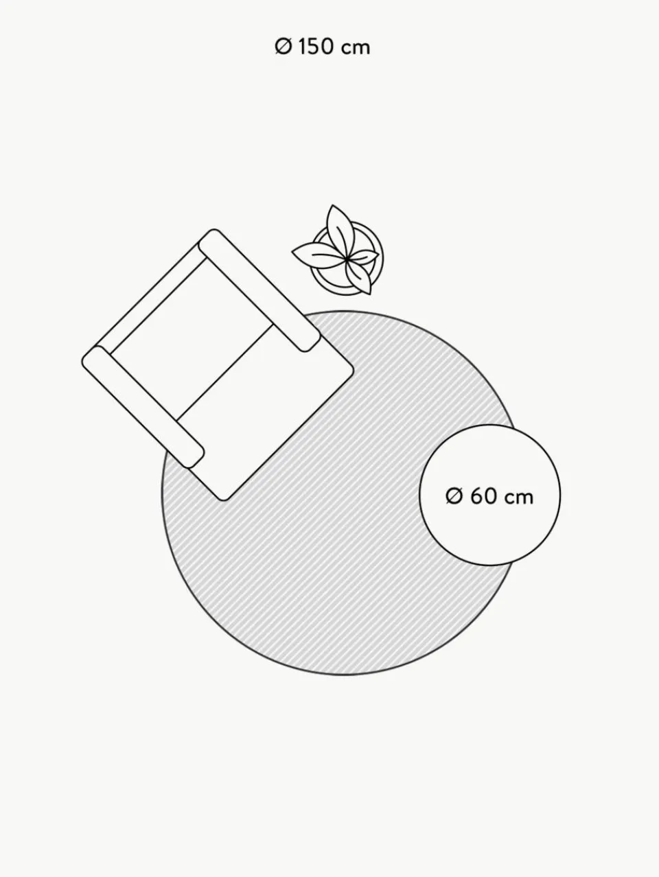 Rond kindervloerkleed ABC met lettermotief^Lorena Canals Discount
