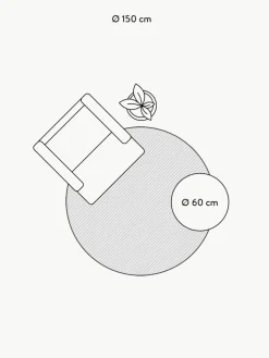 Rond kindervloerkleed ABC met lettermotief^Lorena Canals Clearance