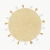 Rond kindervloerkleed Malu met kwastjes, handgetuft^Benuta Clearance