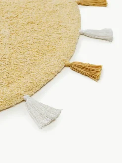 Rond kindervloerkleed Malu met kwastjes, handgetuft^Benuta Clearance