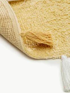 Rond kindervloerkleed Malu met kwastjes, handgetuft^Benuta Clearance