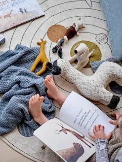 Rond kindervloerkleed Space^Bloomingville Mini Outlet