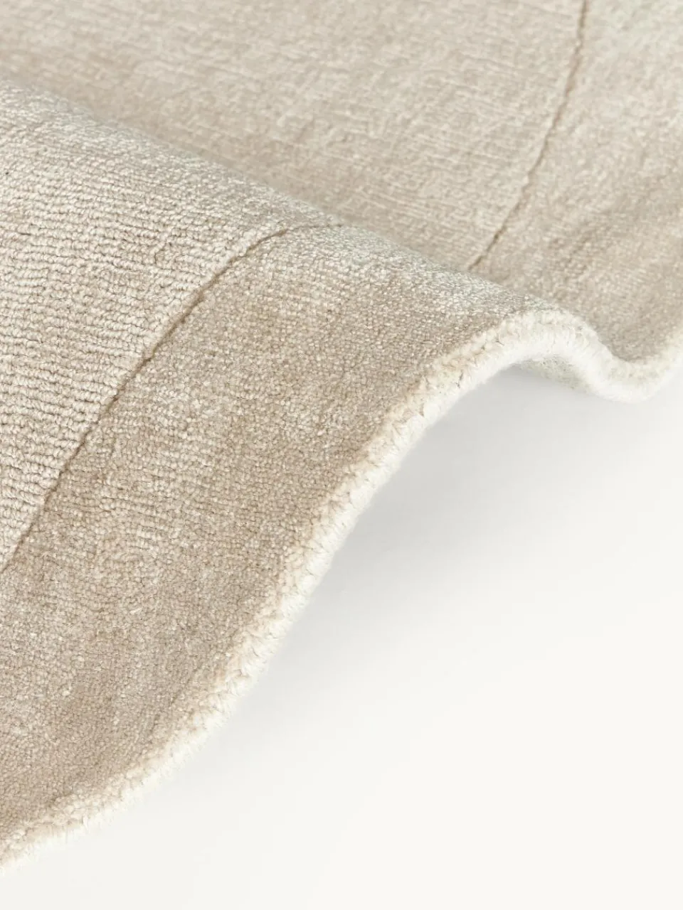 Rond laagpolig vloerkleed Kari^Westwing Collection Outlet