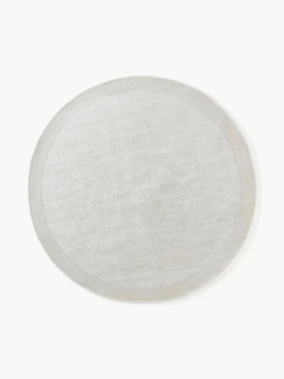 Rond laagpolig vloerkleed Kari^Westwing Collection Outlet