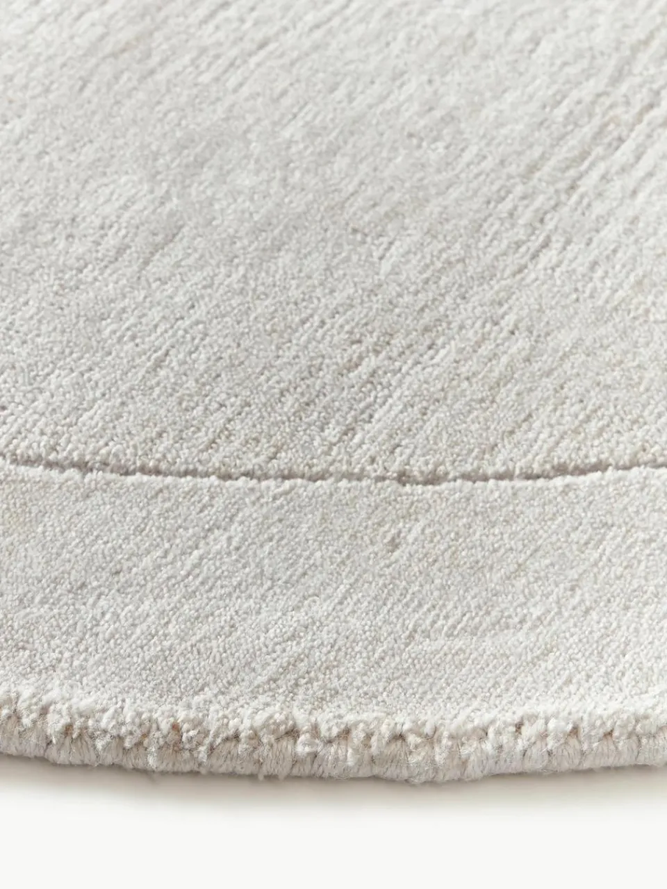 Rond laagpolig vloerkleed Kari^Westwing Collection Outlet