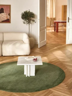 Rond laagpolig vloerkleed Kari^Westwing Collection New