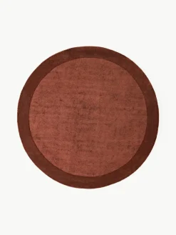 Rond laagpolig vloerkleed Kari^Westwing Collection New