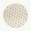Rond pluizig hoogpolig vloerkleed Ayana, met stippels^Westwing Collection Sale