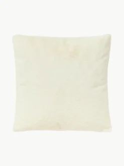 Rond sierkussen van imitatiebont Ginny^Westwing Collection New
