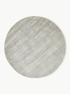 Rond viscose vloerkleed Jane, handgeweven^Westwing Collection Hot