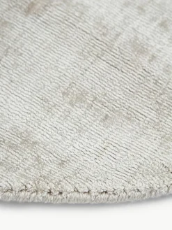 Rond viscose vloerkleed Jane, handgeweven^Westwing Collection Hot