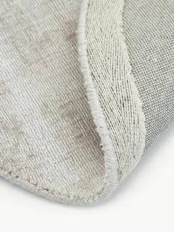 Rond viscose vloerkleed Jane, handgeweven^Westwing Collection Hot