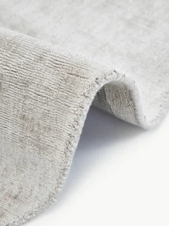 Rond viscose vloerkleed Jane, handgeweven^Westwing Collection Hot
