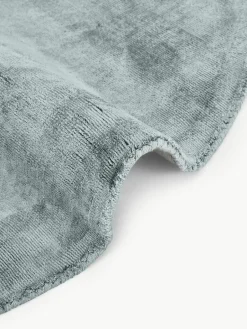 Rond viscose vloerkleed Jane, handgeweven^Westwing Collection Sale