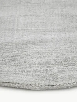 Rond viscose vloerkleed Jane, handgeweven^Westwing Collection Discount