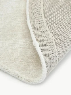 Rond viscose vloerkleed Jane, handgeweven^Westwing Collection Online