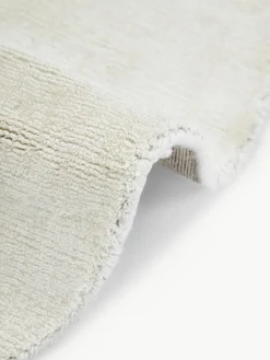 Rond viscose vloerkleed Jane, handgeweven^Westwing Collection Online