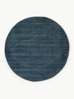 Rond viscose vloerkleed Jane, handgeweven^Westwing Collection Best
