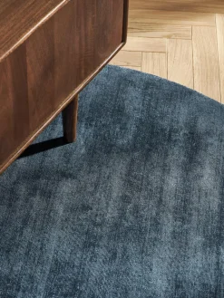 Rond viscose vloerkleed Jane, handgeweven^Westwing Collection Best