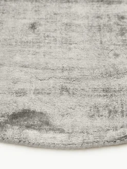 Rond viscose vloerkleed Jane, handgeweven^Westwing Collection Discount